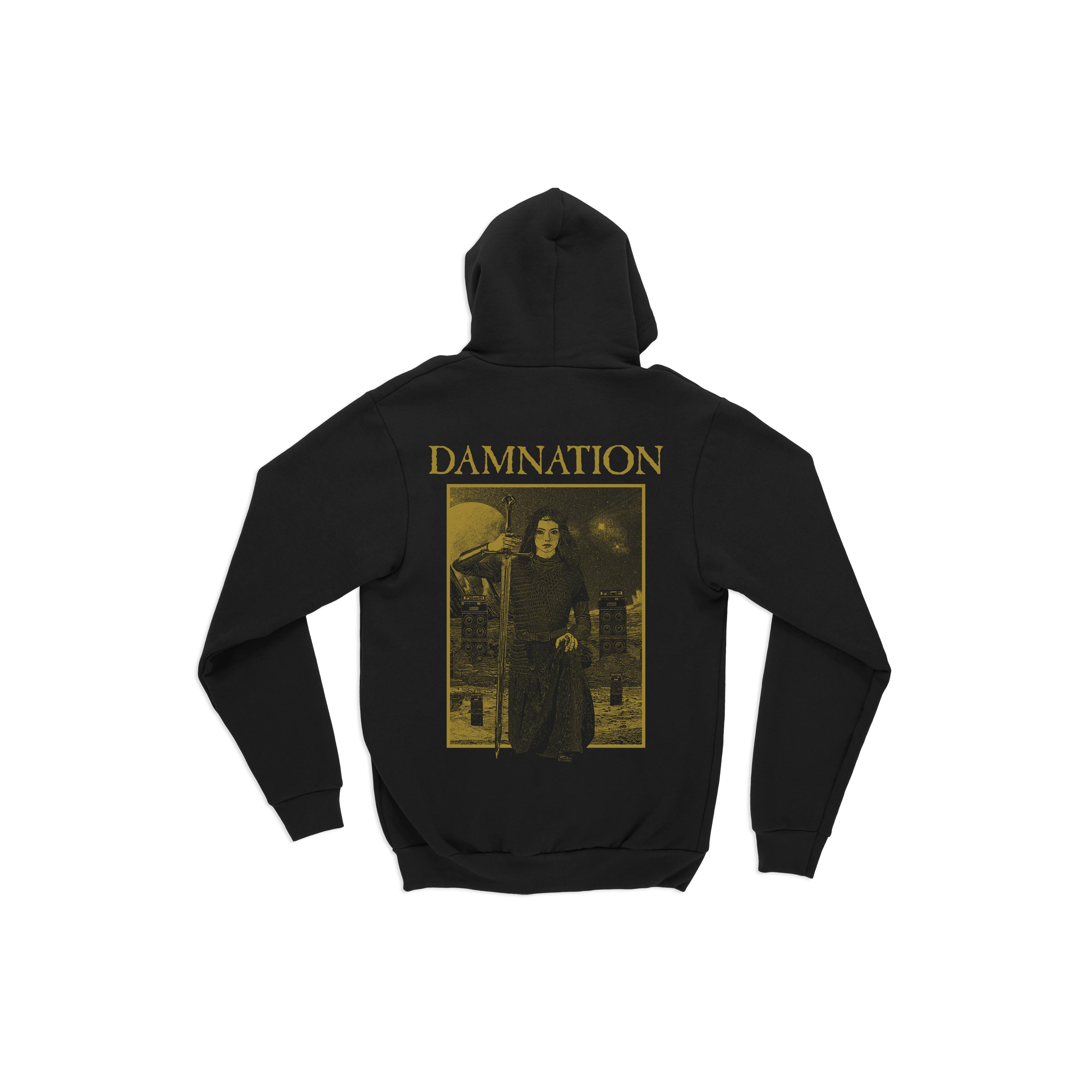 AMP GUARDIAN BLACK ZIP HOODIE - Image 3