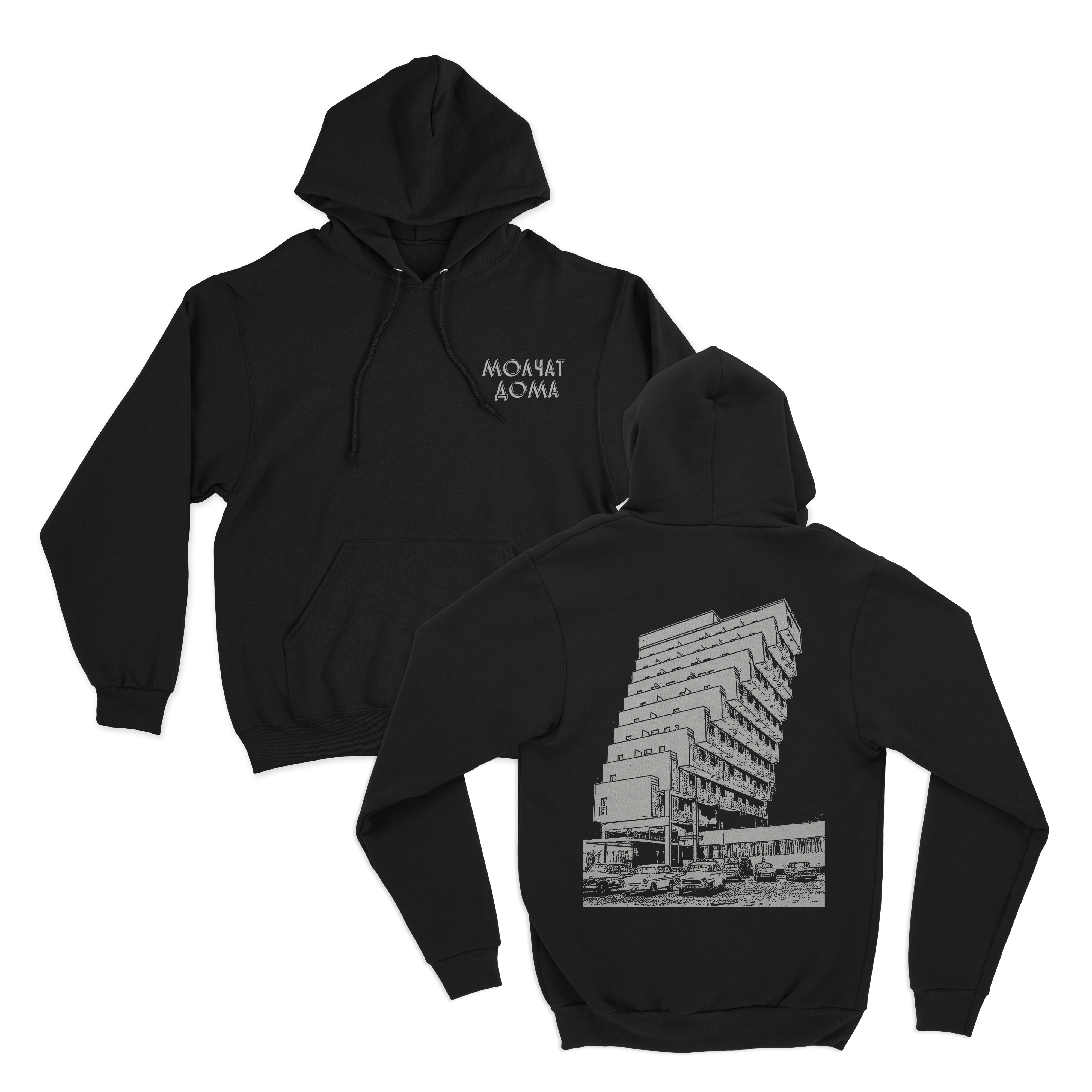 BUILDING BLACK HOODIE