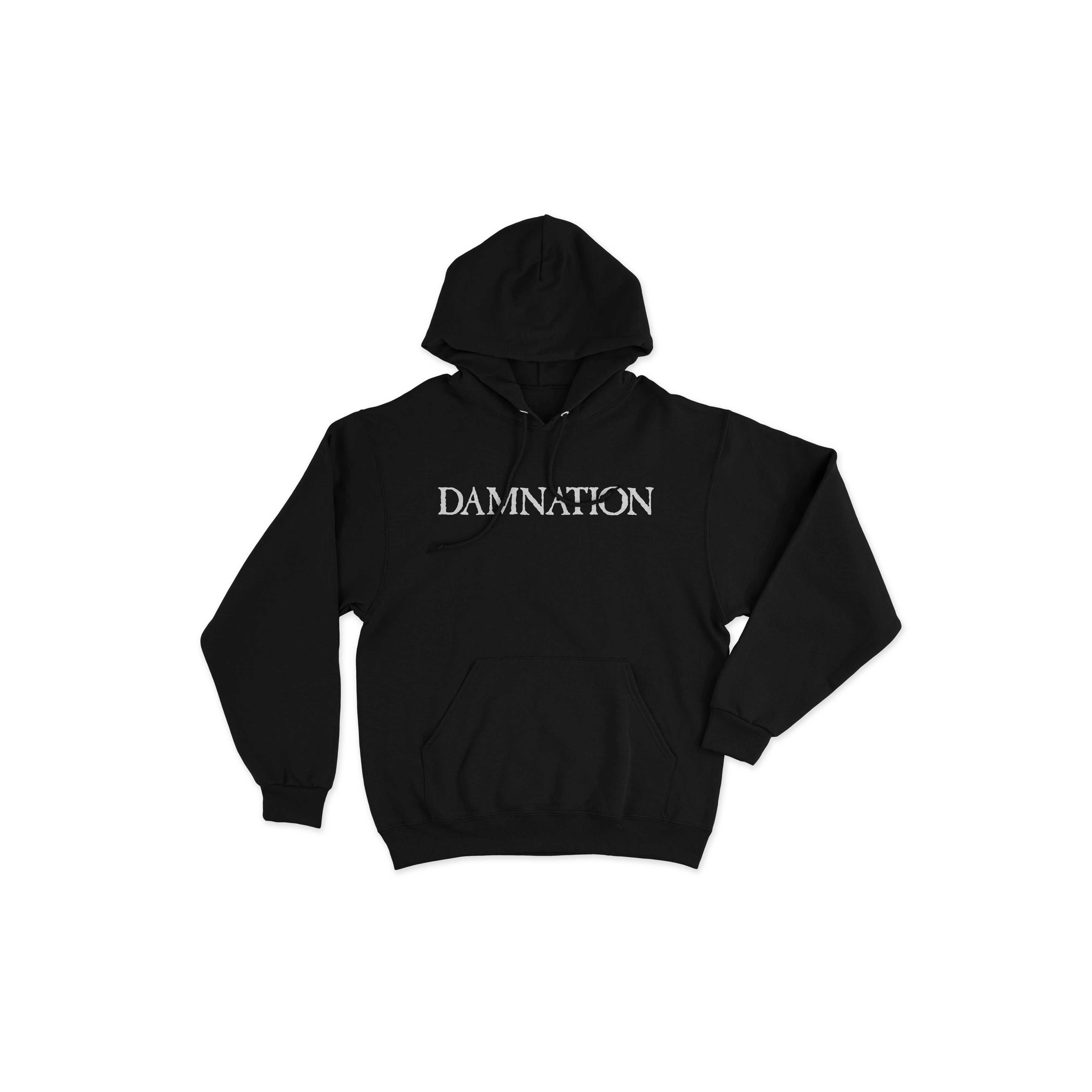 BLACK PULLOVER HOODIE