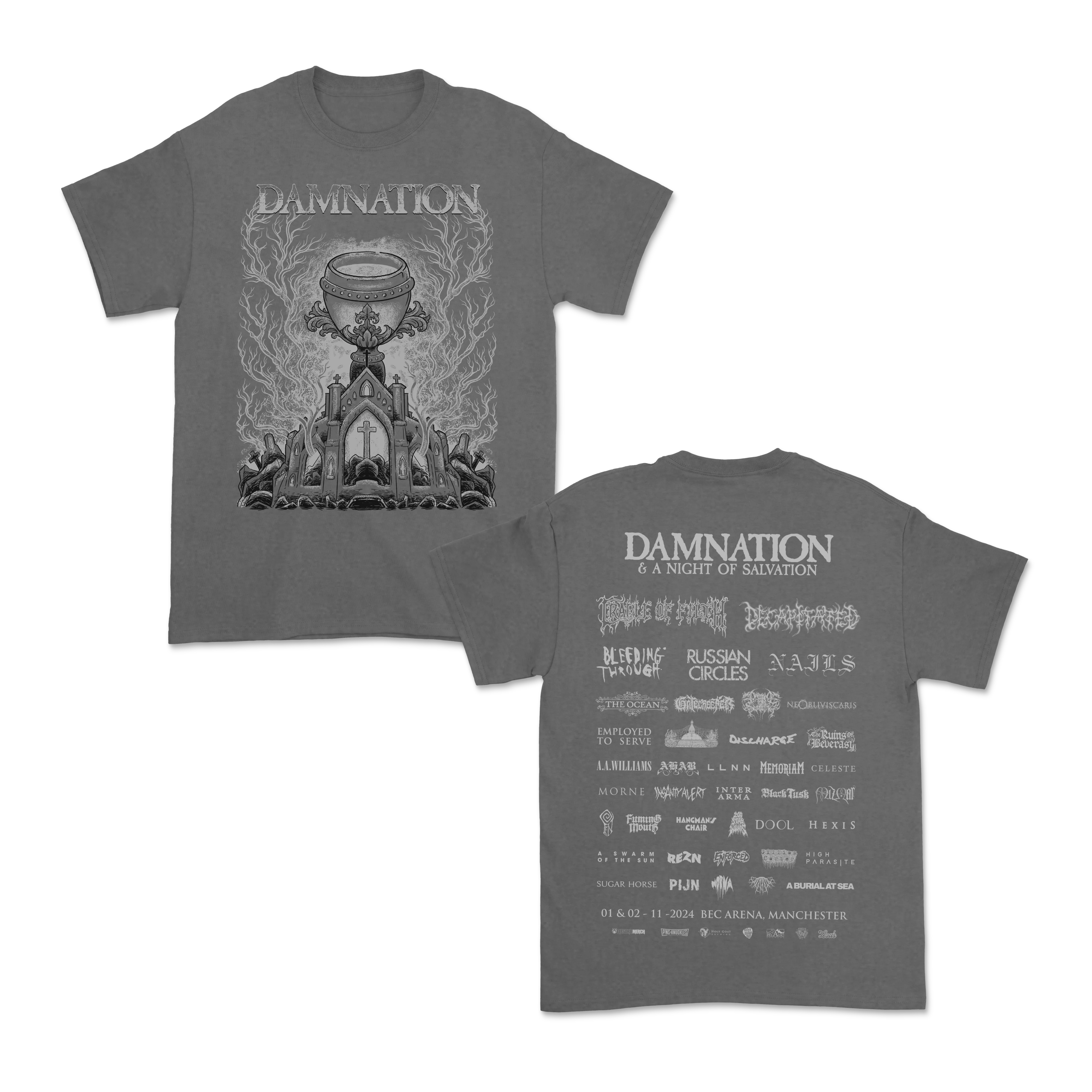 2024 THE SACRAMENT WASH GREY SHIRT