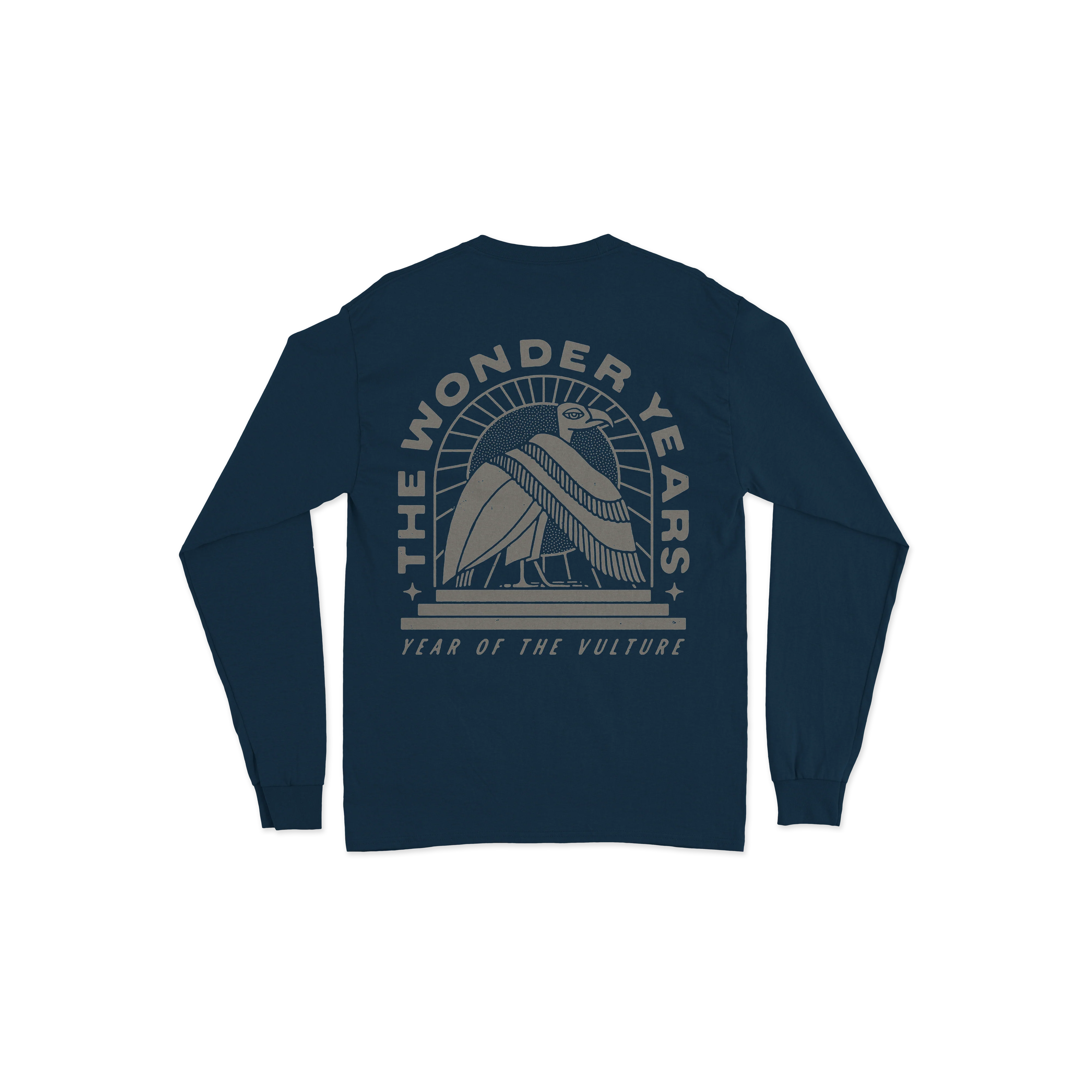 YEAR OF THE VULTURE NAVY LONG SLEEVE TEE - Image 3